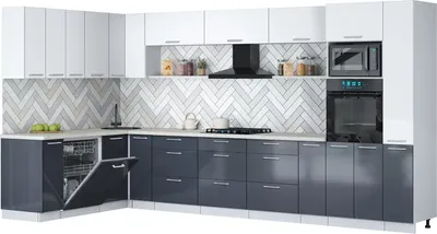 

Кухонный гарнитур, Мила Gloss 1.896х3.88