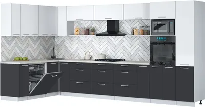 

Кухонный гарнитур, Мила Gloss 1.896х3.98