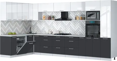 

Кухонный гарнитур, Мила Gloss 1.896х3.98