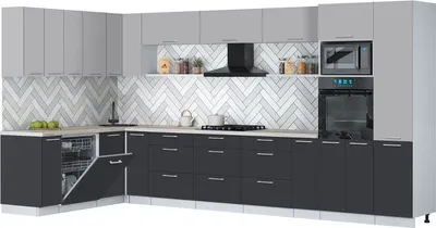 

Кухонный гарнитур, Мила Gloss 1.896х3.98