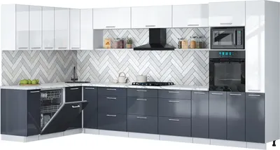 

Кухонный гарнитур, Мила Gloss 1.896х3.88