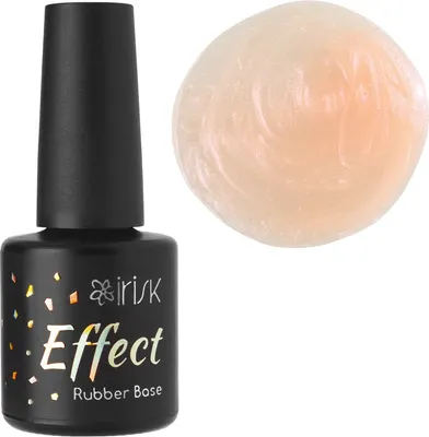 

База для гель-лака, Effect Rubber Base тон 08 Жемчужная Гербера