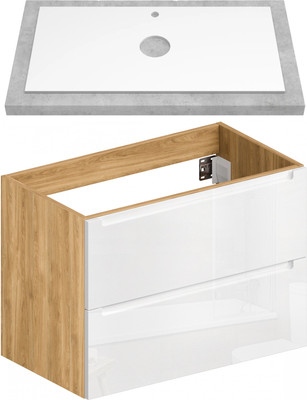 

Тумба для ванной, Дион 70 со столешницей T695C2 / D70LHO0M9003GKV5