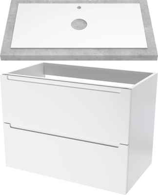 

Тумба для ванной, Дион 70 со столешницей T695C2 / D70LWP0M9003MKV5