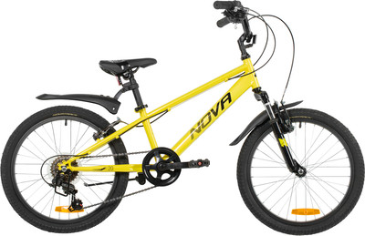Детский велосипед Novatrack Pointer 20 / 20SH6V.POINTER.YL6 (желтый) - 