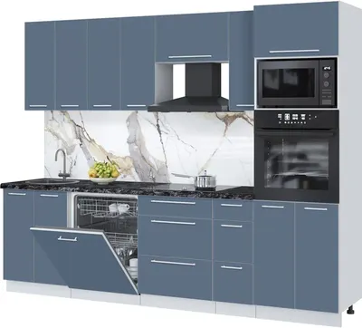 

Кухонный гарнитур, Пластик 2.7-ПМ1