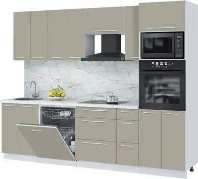 

Кухонный гарнитур, Пластик 2.7-ПМ1