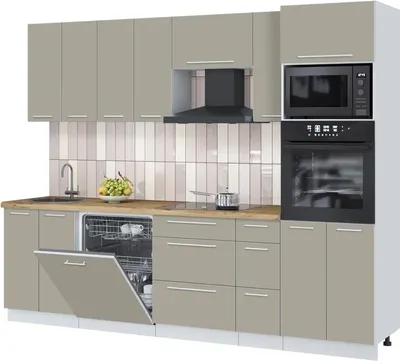 

Кухонный гарнитур, Пластик 2.7-ПМ1