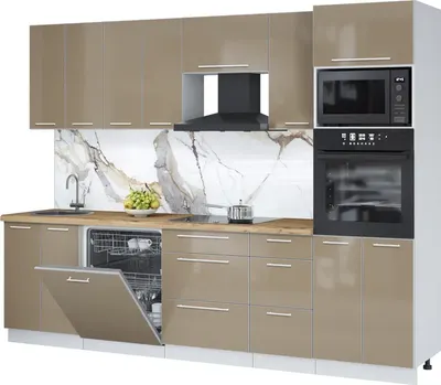 

Кухонный гарнитур, Пластик 2.8-ПМ1