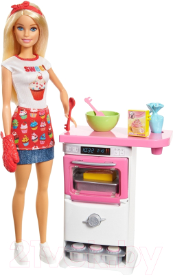 

Кукла с аксессуарами Barbie, Пекарь / FHP57