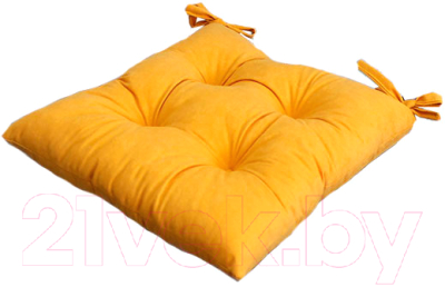 Подушка на стул MATEX Velours / 10-395 (горчичный)