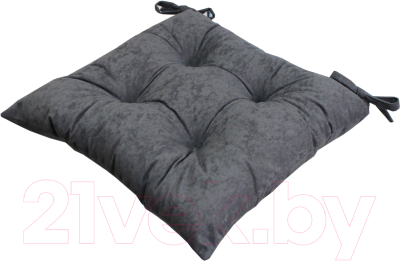 Подушка на стул MATEX Velours / 09-474 (серый)