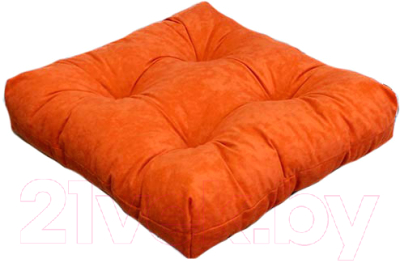 Подушка на стул MATEX Velours / 07-630 (оранжевый)