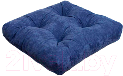 Подушка на стул MATEX Velours / 07-692 (серо-голубой)
