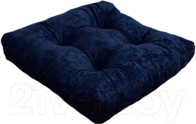 Подушка на стул MATEX Velours / 07-722 (темно-синий)