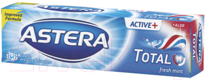 

Зубная паста Astera, Active + Total