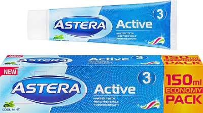 

Зубная паста Astera, Active 3