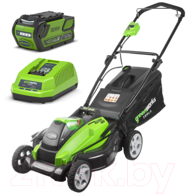 Газонокосилка электрическая Greenworks G40LM45K4 (2500107VB)