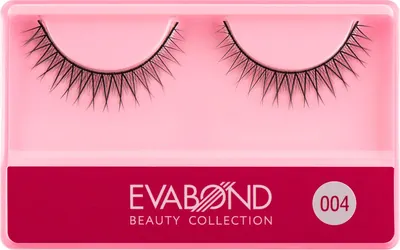 Накладные ресницы ленточные EVABOND Y 004