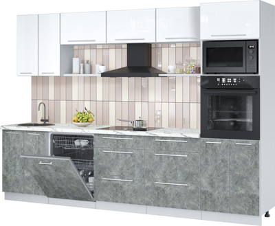 

Кухонный гарнитур, Пластик 3.0-ПМ1