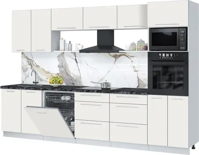 

Кухонный гарнитур, Пластик 3.2-ПМ1