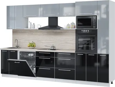 

Кухонный гарнитур, Пластик 3.3-ПМ1