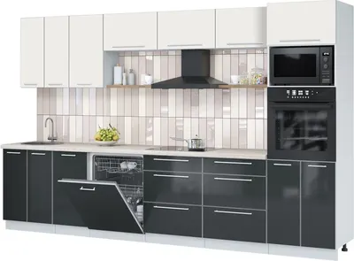 

Кухонный гарнитур, Пластик 3.4-ПМ1-2