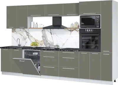 

Кухонный гарнитур, Пластик 3.5-ПМ1