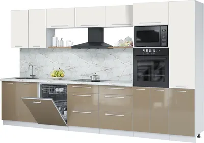 

Кухонный гарнитур, Пластик 3.6-ПМ1