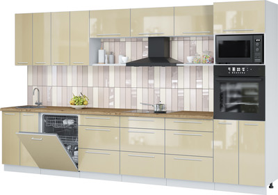 

Кухонный гарнитур, Пластик 3.6-ПМ1-2