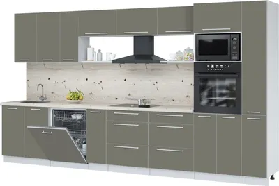 

Кухонный гарнитур, Пластик 3.8-ПМ1