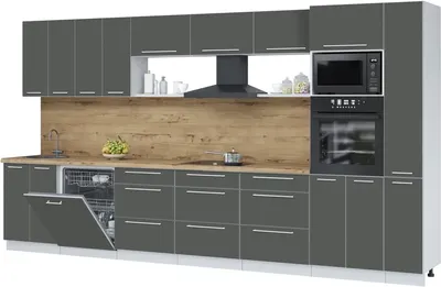 

Кухонный гарнитур, Пластик 3.9-ПМ1