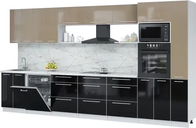 

Кухонный гарнитур, Пластик 3.9-ПМ1