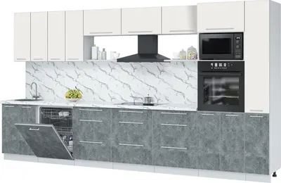 

Кухонный гарнитур, Пластик 3.9-ПМ1