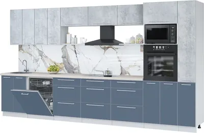 

Кухонный гарнитур, Пластик 3.9-ПМ1