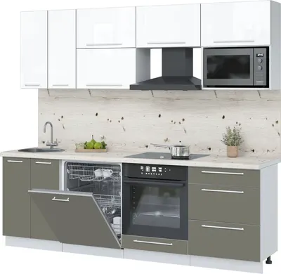 

Кухонный гарнитур, Пластик 2.4-ПМ2