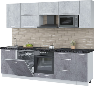 

Кухонный гарнитур, Пластик 2.6-ПМ2