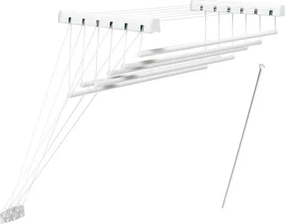 Сушилка для белья МеталлБыт Level 180 Double / 34180 (белый) - 