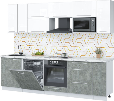 

Кухонный гарнитур, Пластик 2.7-ПМ2