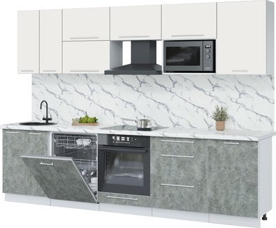 

Кухонный гарнитур, Пластик 2.9-ПМ2