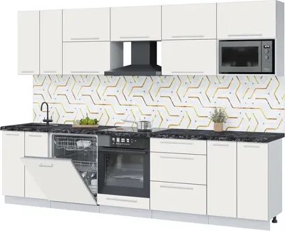 

Кухонный гарнитур, Пластик 3.0-ПМ2