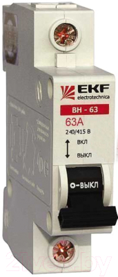 Выключатель нагрузки EKF ВН-63 1п 63А