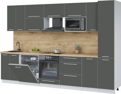 

Кухонный гарнитур, Пластик 3.2-ПМ2