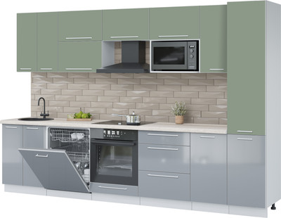 

Кухонный гарнитур, Пластик 3.2-ПМ2