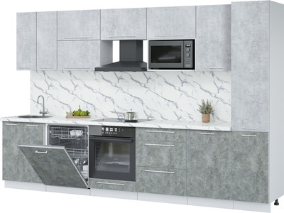 

Кухонный гарнитур, Пластик 3.3-ПМ2