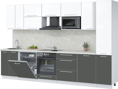 

Кухонный гарнитур, Пластик 3.3-ПМ2