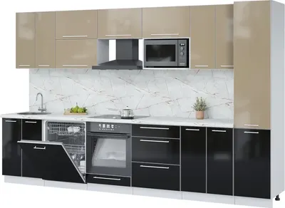 

Кухонный гарнитур, Пластик 3.4-ПМ2