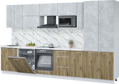 

Кухонный гарнитур, Пластик 3.5-ПМ2