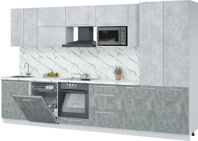 

Кухонный гарнитур, Пластик 3.5-ПМ2