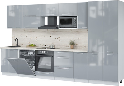 

Кухонный гарнитур, Пластик 3.6-ПМ2